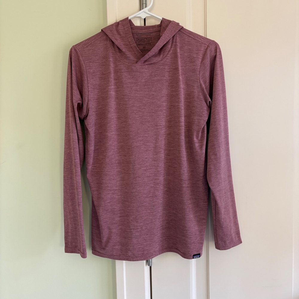 Patagonia Capilene Cool Daily Rose Colored Hoody size M